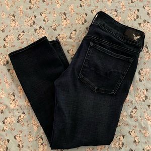 American Eagle crop jeans.  Size 4 short